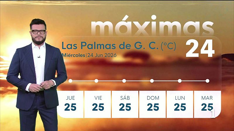 El tiempo en Canarias - 24/06/2026