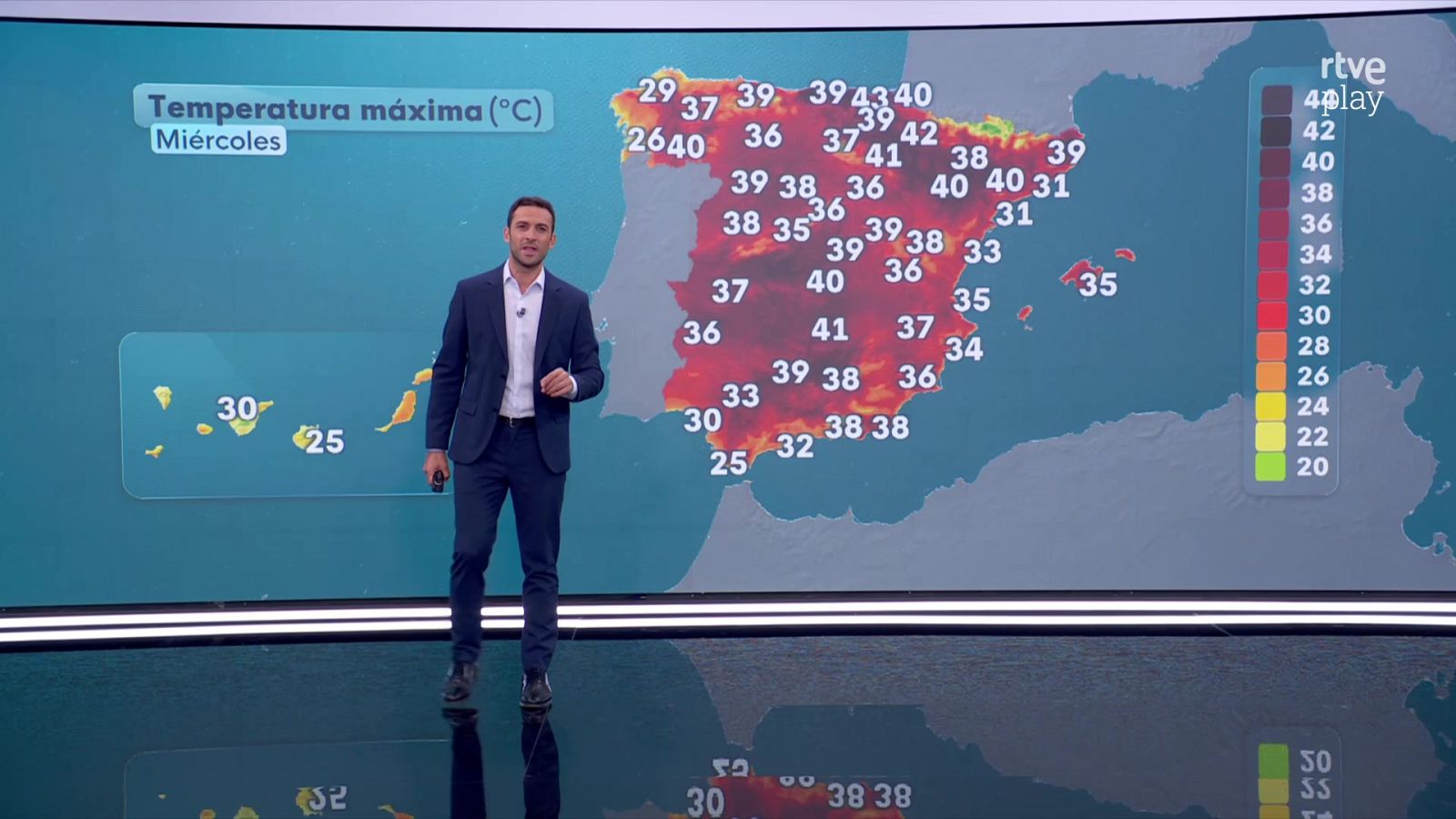 El Tiempo Noche - 24/06/26 - RTVE.es - El tiempo | Ver