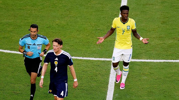 Fútbol - Gol anulado a Vinícius en el partido Escocia - Brasil | Mundial 2026