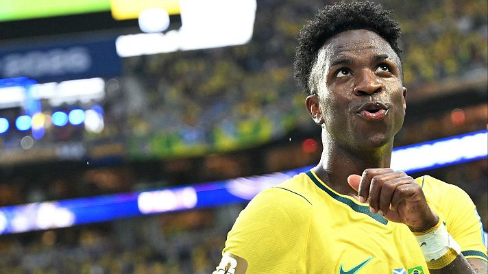 Copa Mundial de la FIFA 2026 - Segundo gol de Vinicius Jr en el minuto 45+3 del Escocia - Brasil (0-2) | Mundial 2026