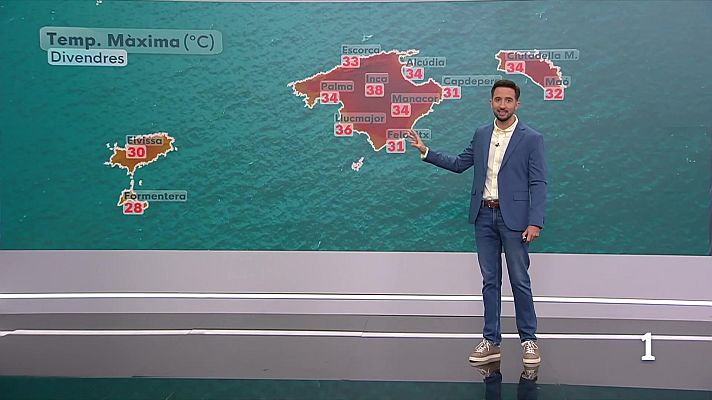 Informatiu Balear - El temps a les Illes Balears - 25/06/26