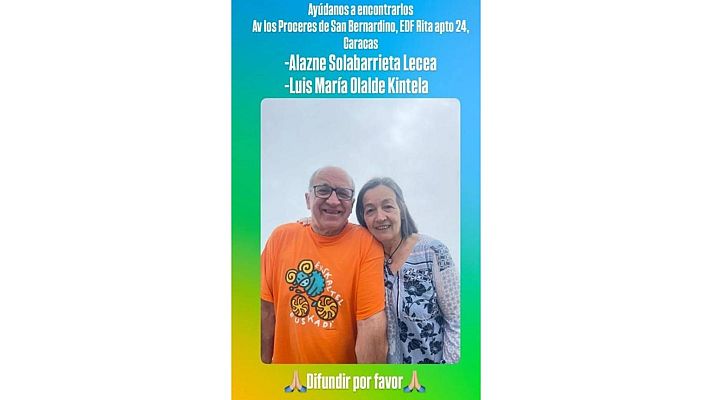 Informativo 24h - Terremoto en Venezuela: Gobierno vasco rectifica y no confirma la muerte de una ciudadana española