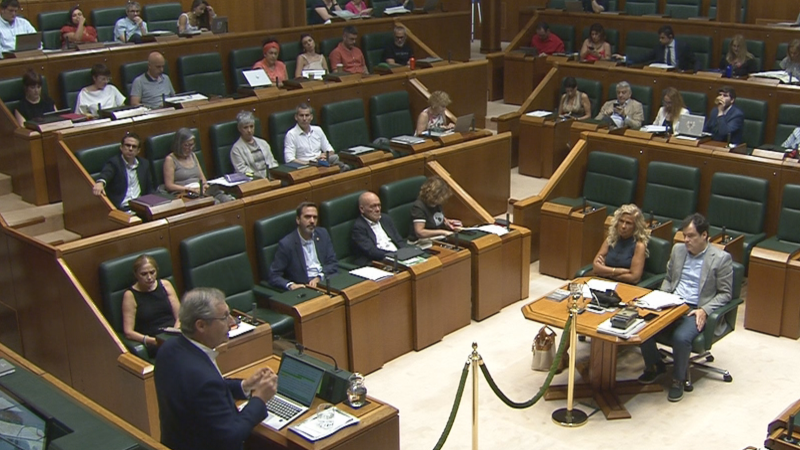En el último pleno del curso político, el Parlamento Vasco ha aprobado la reforma de la ley de Empleo Público | RTVE Play - Ver ahora