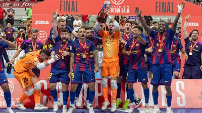 Resumen final de fútbol sala | ElPozo Murcia - F.C. Barcelona