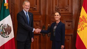 Sheinbaum recibe a Felipe VI en M�xico para poner fin a la tensi�n diplom�tica y normalizar la relaci�n