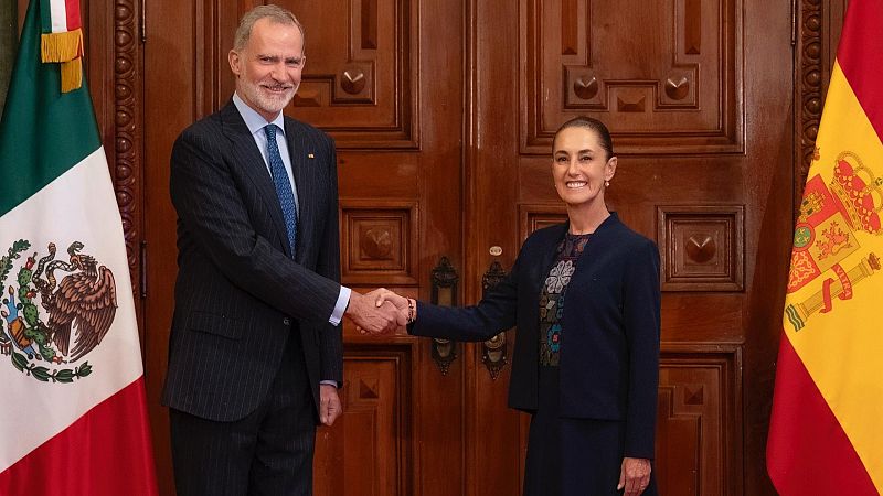 Sheinbaum recibe al rey Felipe VI en México - El mundo en 24 horas | Ver