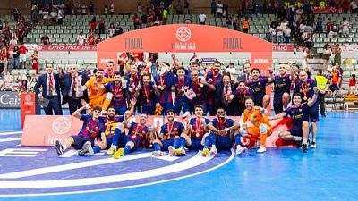 Gol de Antonio Pérez en el ElPozo Murcia - Barça (4-6) | 4º partido de la final de los play-off de la liga masculina de fútbol sala