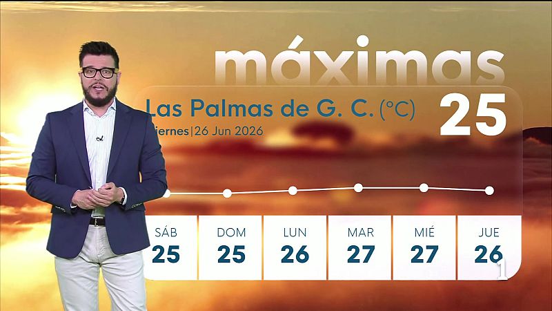 El tiempo en Canarias - 26/06/2026