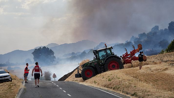 Telenavarra - Navarra restringe actividades agrícolas y forestales por el riesgo de incendios