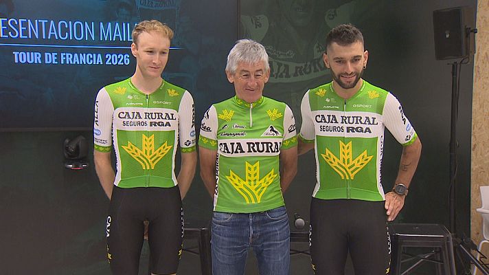 Telenavarra - El equipo de ciclismo Caja Rural competirá en el Tour de Francia tras casi 40 años de ausencia