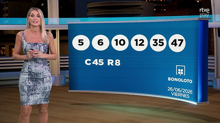 Loterías - Sorteo de la Bonoloto y Euromillones del 26/06/2026