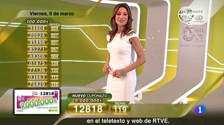 Sorteos ONCE - Sorteo ONCE - 08/03/13