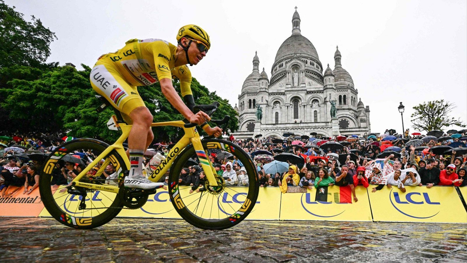 Pogacar y Vingegaard vuelven a enfrentarse. Sigue todas las etapas del Tour de Francia 2026, con salida en Barcelona y meta en París, en RTVE