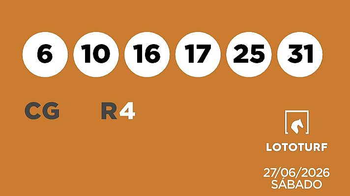 SELAE - Sorteo de Lotería Lototurf: 27/06/2026