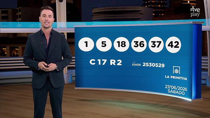 Loterías - Sorteo de la Bonoloto y Primitiva del 27/06/2026