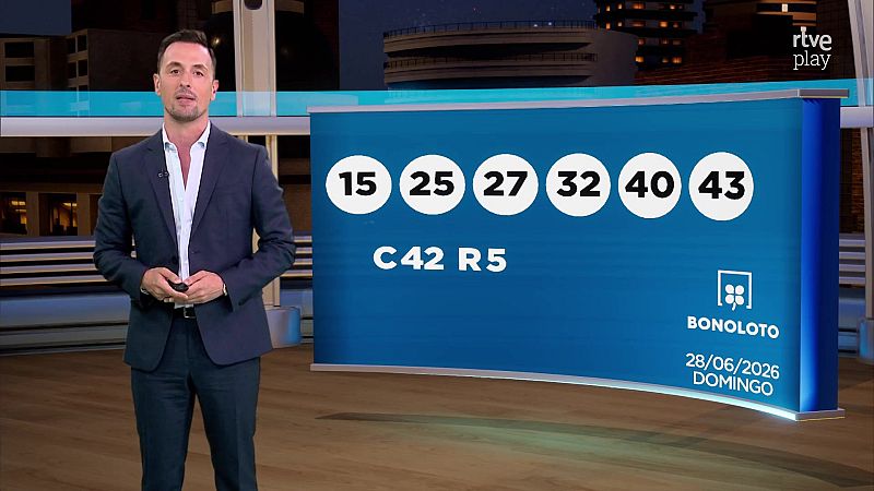 Sorteo de la Bonoloto y El Gordo de la Primitiva: 28/06/2026 - Loterías | Ver