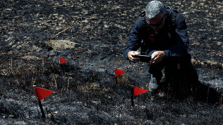 Telenavarra - El incendio de Ezcabarte, controlado