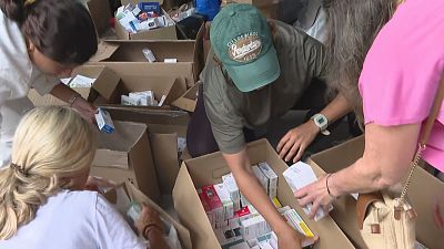 O Deportivo recolle nunha fin de semana m�is de 70 toneladas de material humanitario para enviar a Venezuela