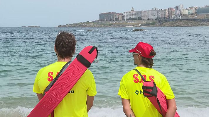 Telexornal - Galicia - Os socorristas piden que se aumente a vixilancia e demandan máis persoal