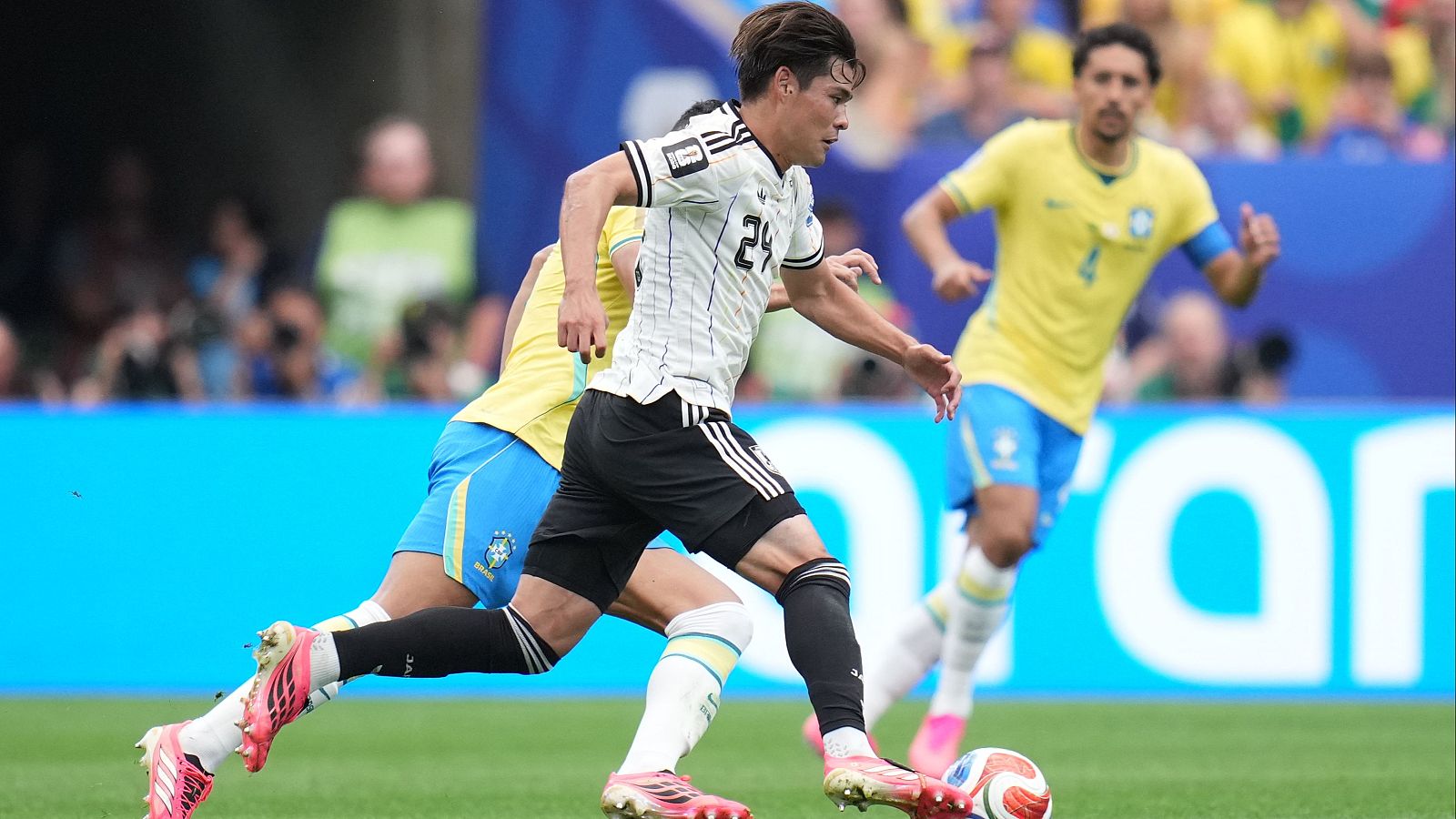 Gol de Kaishu Sano en el minuto 28 del Brasil - Japón (0-1) | Mundial 2026 | Ver vídeo