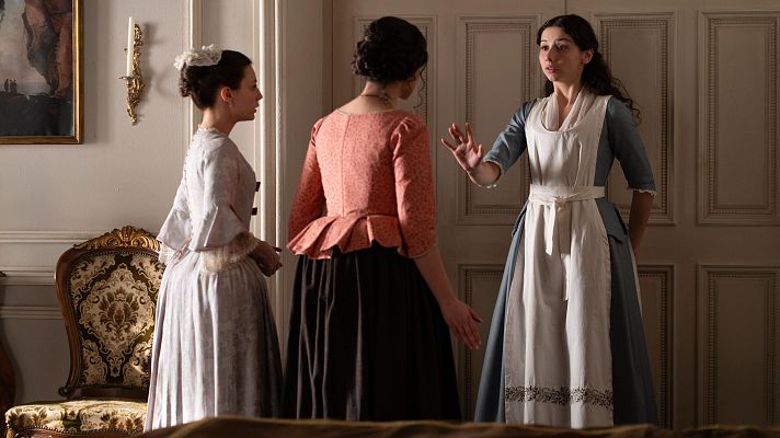 Valle Salvaje - Leonor pide a Luisa y Bárbara que no den la voz de alarma