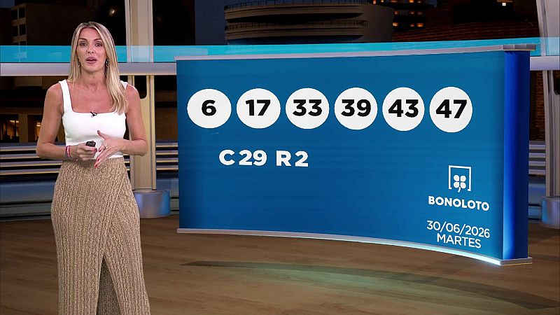 Sorteo de la Bonoloto y Euromillones: 30/06/2026 - Loterías | Ver