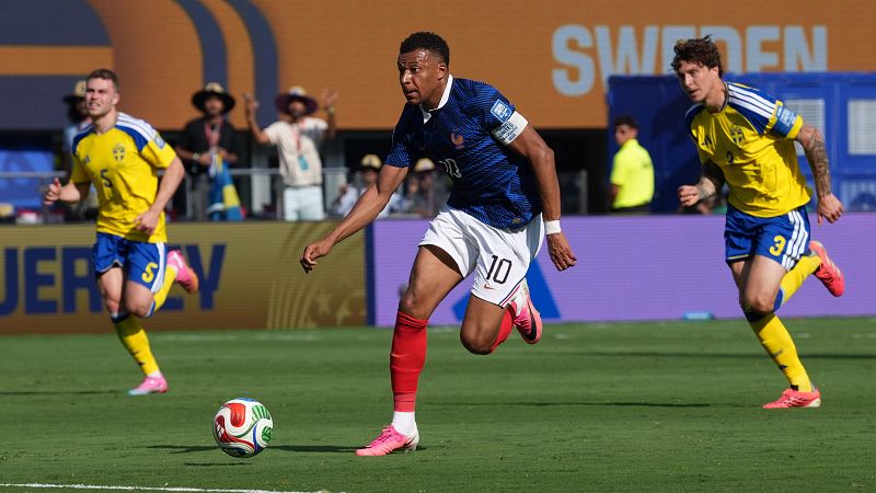 Gol anulado a Kyilian Mbappé  en el minuto 20 del Francia - Suecia (0-0) | Mundial 2026 | Ver vídeo