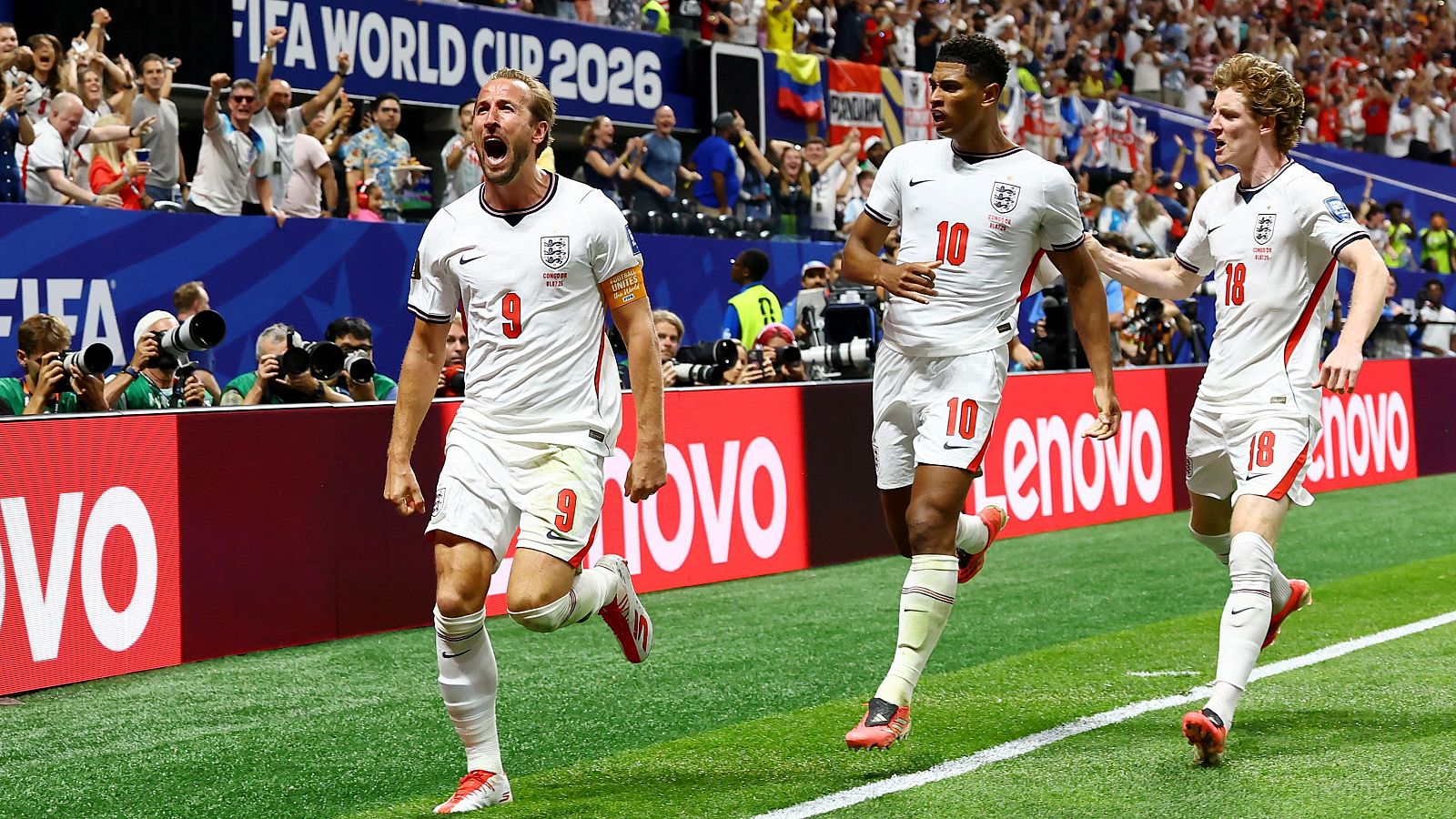 Gol de Harry Kane en el minuto 74 del Inglaterra – RD del Congo (1-1) | Mundial 2026 | Ver vídeo