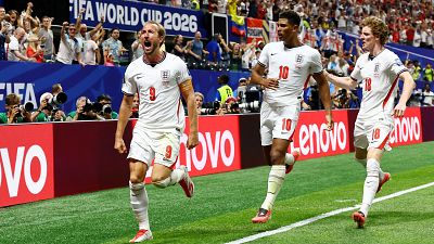 Gol de Harry Kane en el minuto 74 del Inglaterra – RD del Congo (1-1) | Mundial 2026