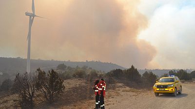 El incendio de Leci�ena, lejos de estar controlado, calcina 2.800 hect�reas - Noticias Arag�n | Ver