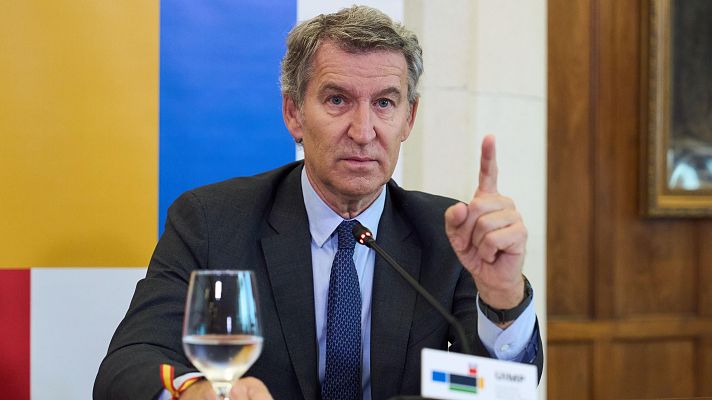 Telediario 1 - El Gobierno defiende la aportación económica de la inmigración pero Feijóo la ve insostenible