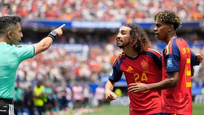 Gol anulado a Cucurella en el minuto 28 del España - Austria (0-0) | Mundial 2026