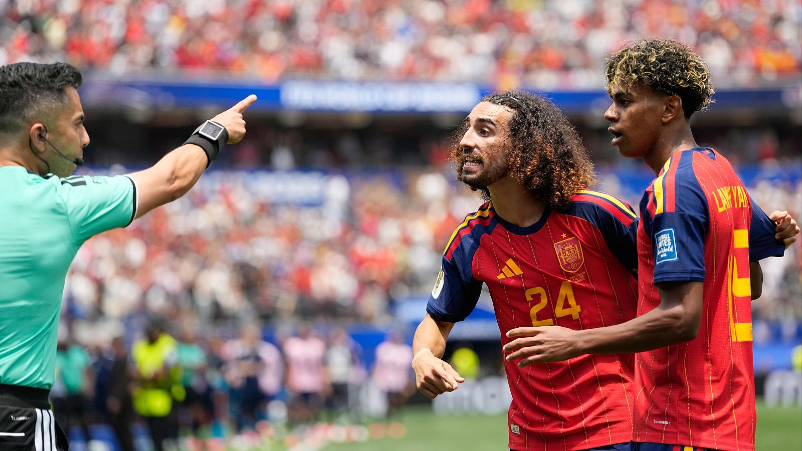 Gol anulado a Cucurella en el minuto 28 del España - Austria (0-0) | Mundial 2026 Gol anulado a Cucurella en el minuto 28 del España - Austria (0-0) | Mundial 2026 | Ver vídeo