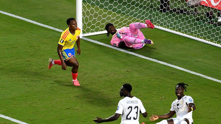 Colombia - Ghana: resumen, jugadas y goles del partido del Mundial 2026 | Ver vídeo