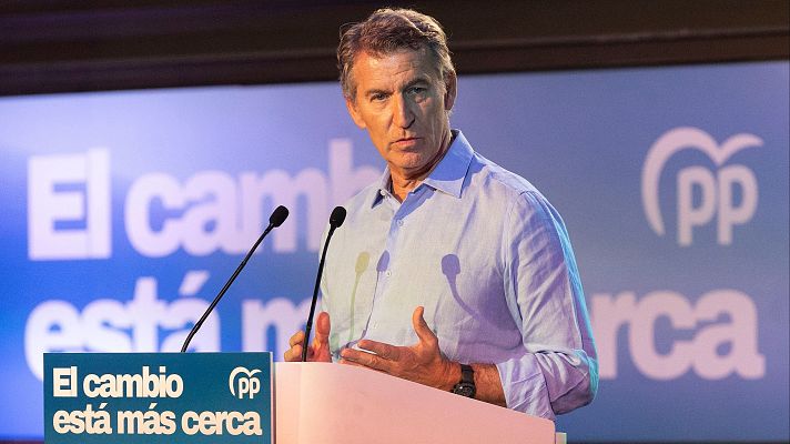 Informativo 24h - Feijóo ve al PSOE "muerto de miedo" tras las últimas imputaciones por presunta corrupción