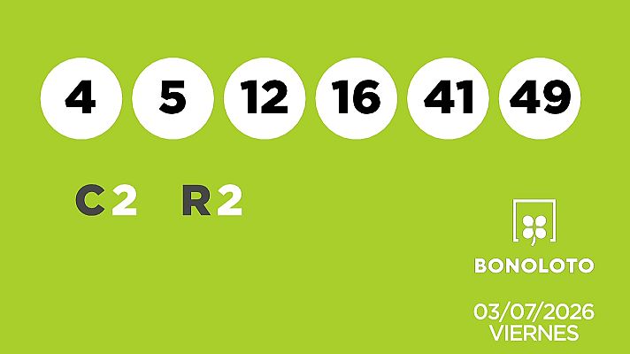 SELAE - Sorteo de la Lotería Bonoloto y Euromillones del 03/07/2026