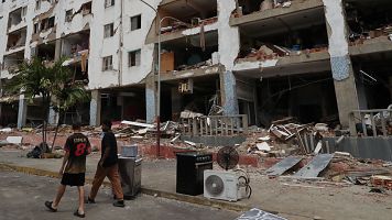 El descontento crece en la zona cero de los terremotos en Venezuela por la gesti�n de Delcy Rodr�guez