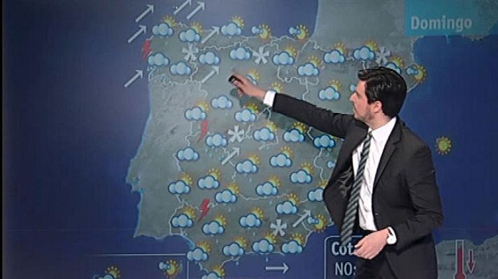 El tiempo - Lluvias y temperaturas más bajas