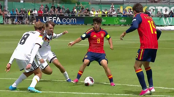 Fútbol - Campeonato de Europa Sub-19 Masculino: España - Alemania. Resumen 