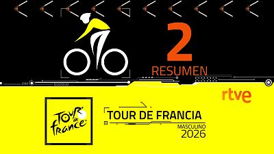 Resumen de la 2� etapa del Tour de Francia 2026