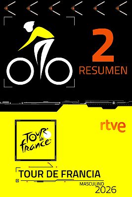 Resumen de la 2� etapa del Tour de Francia 2026