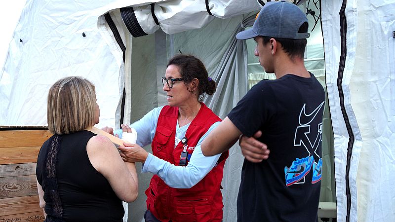 La AECID monta un hospital de campaña en Caracas | Ver