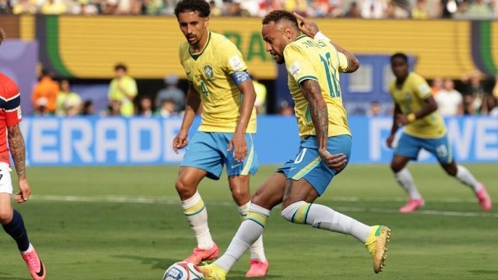 Gol de Neymar de penalti en el minuto 99 del Brasil - Noruega (1-2) | Mundial 2026 | Ver vídeo