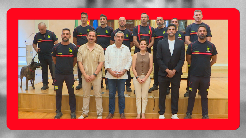 Los bomberos de Badajoz regresan de Venezuela - Noticias de Extremadura | Ver