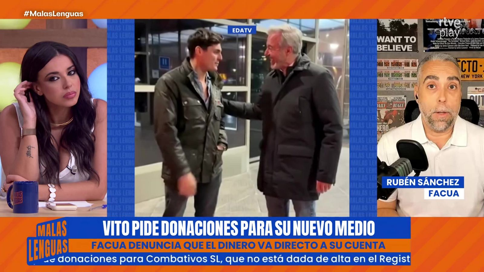 Vito Quiles pide donaciones para su nuevo medio 'Combativos SL' - Malas lenguas | Ver