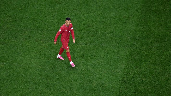 Ocasión de Cristiano Ronaldo en el minuto 36 del Portugal - España (0-0) | Mundial 2026| Ver vídeo
