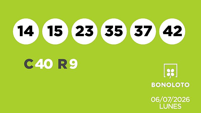 Sorteo de la Lotería Bonoloto del 06/07/2026 - Ver ahora