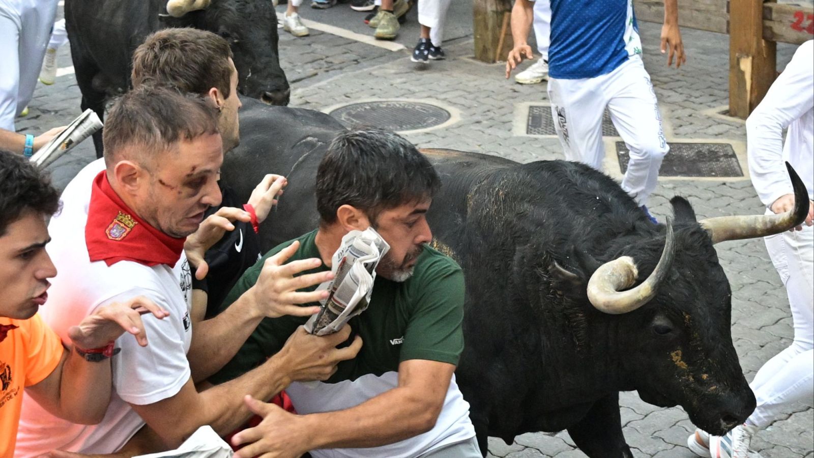 Segundo encierro de San Ferm�n 2026: carrera �ntegra