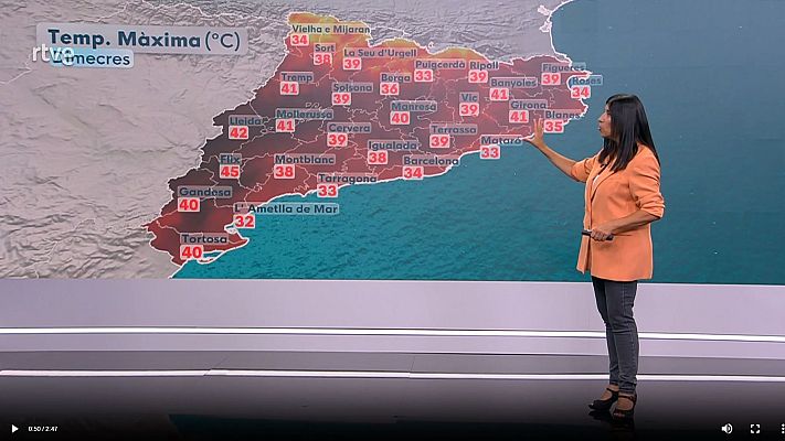 El temps - Una onada de calor excepcional per intensitat i durada