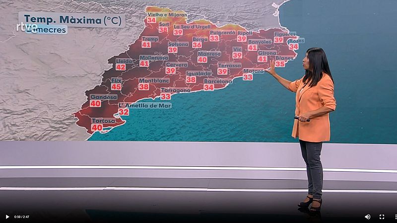 El Temps amb S�nia Papell (07/07/2026) | RTVE Catalunya - El temps | Veure